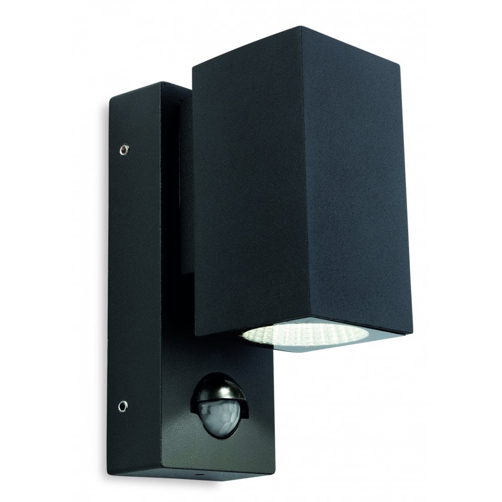 Graphite Single Wall LED Light with Motion Sensor