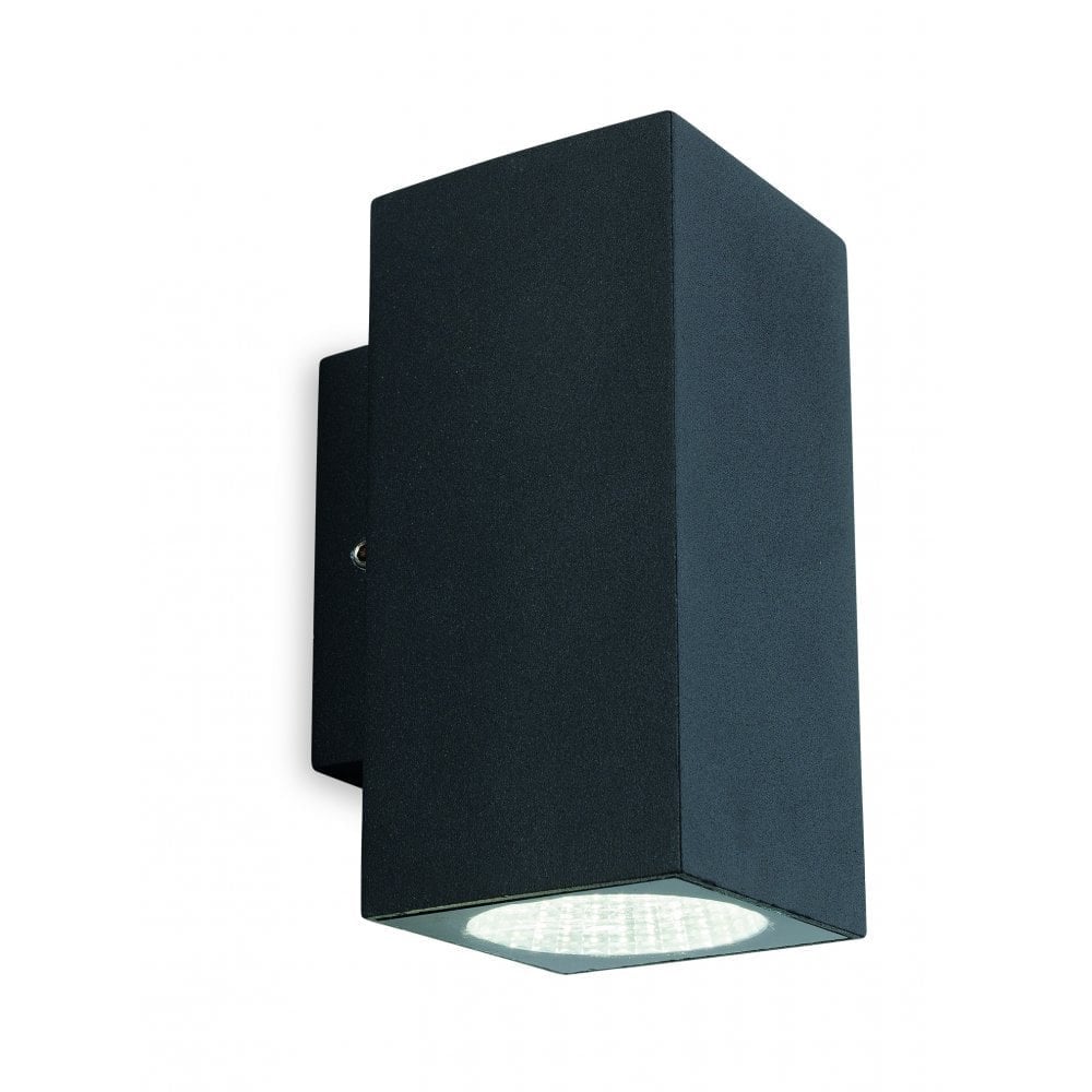 Contemporary Graphite Dual LED Wall Light