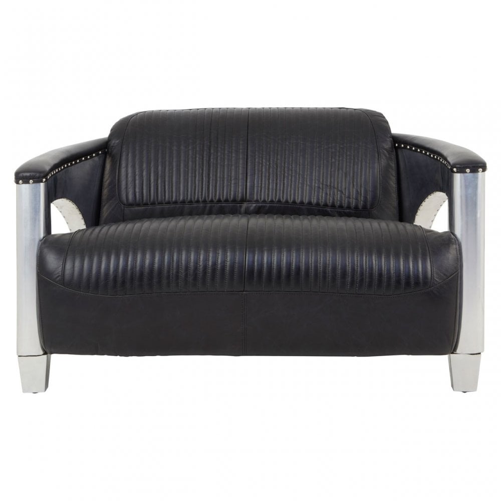 Venne 2 Seat Sofa Black