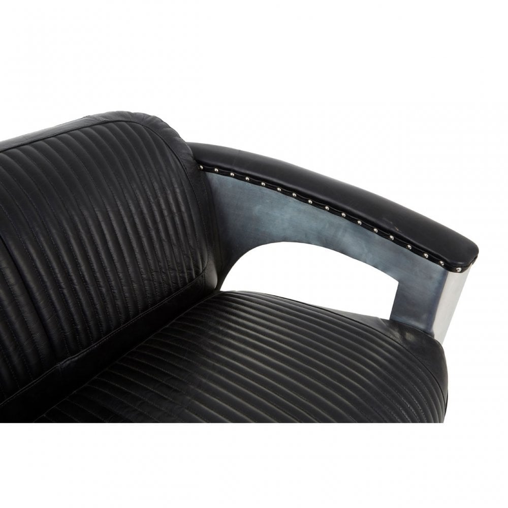 Venne 2 Seat Sofa Black