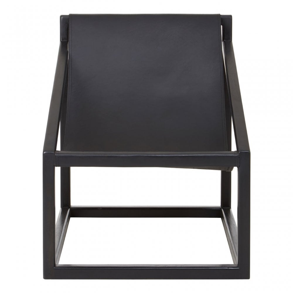 Kourtnai Black Cubic Frame Chair Black