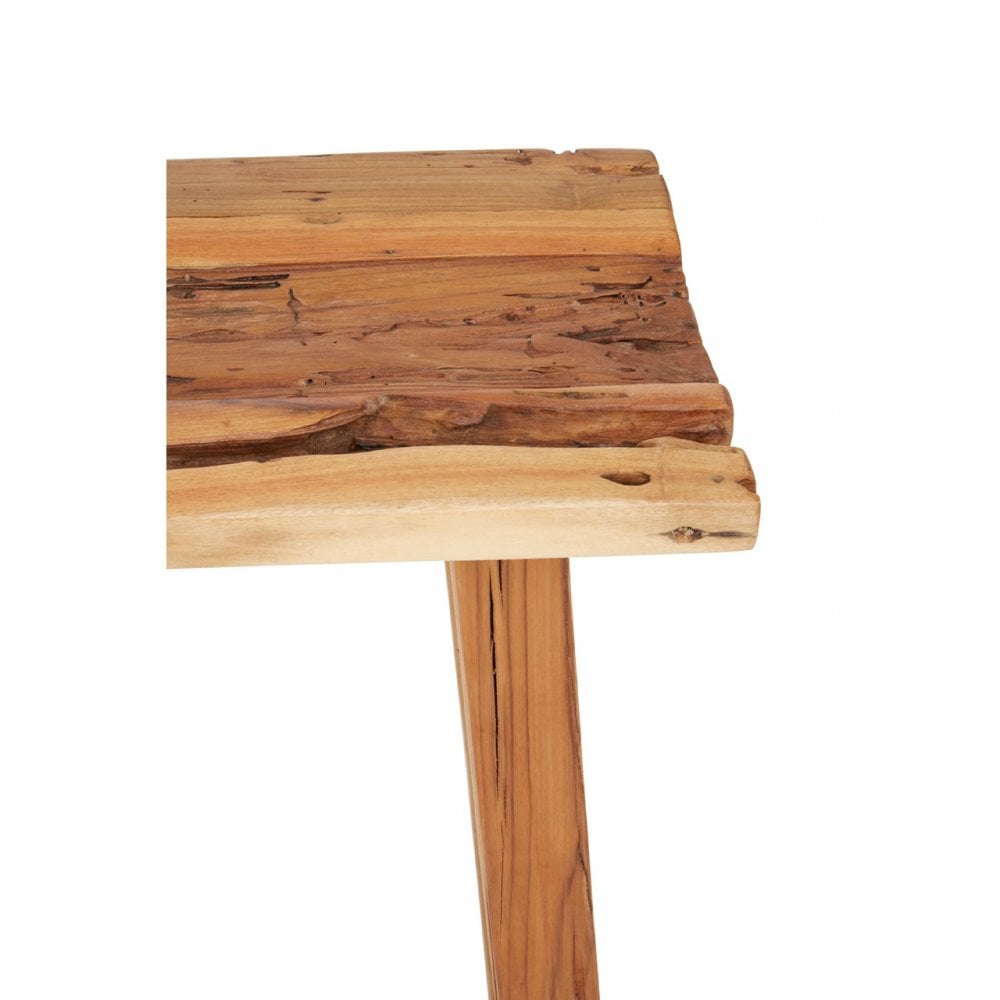 Kendari Teak Wood Stool Brown