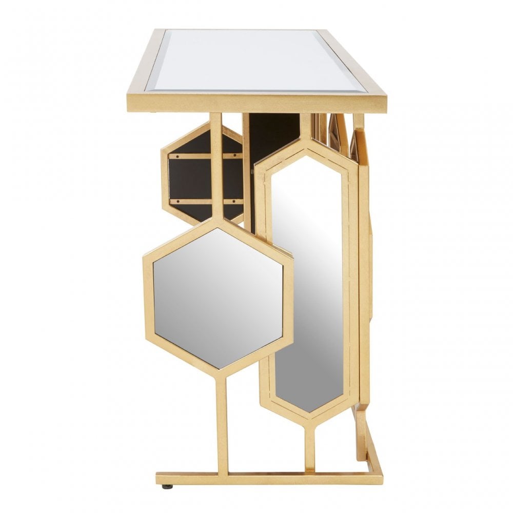 Rio Console Table Gold