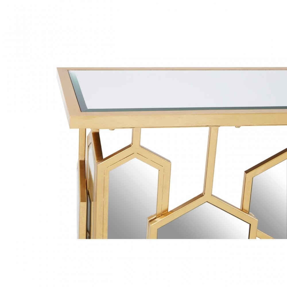 Rio Console Table Gold