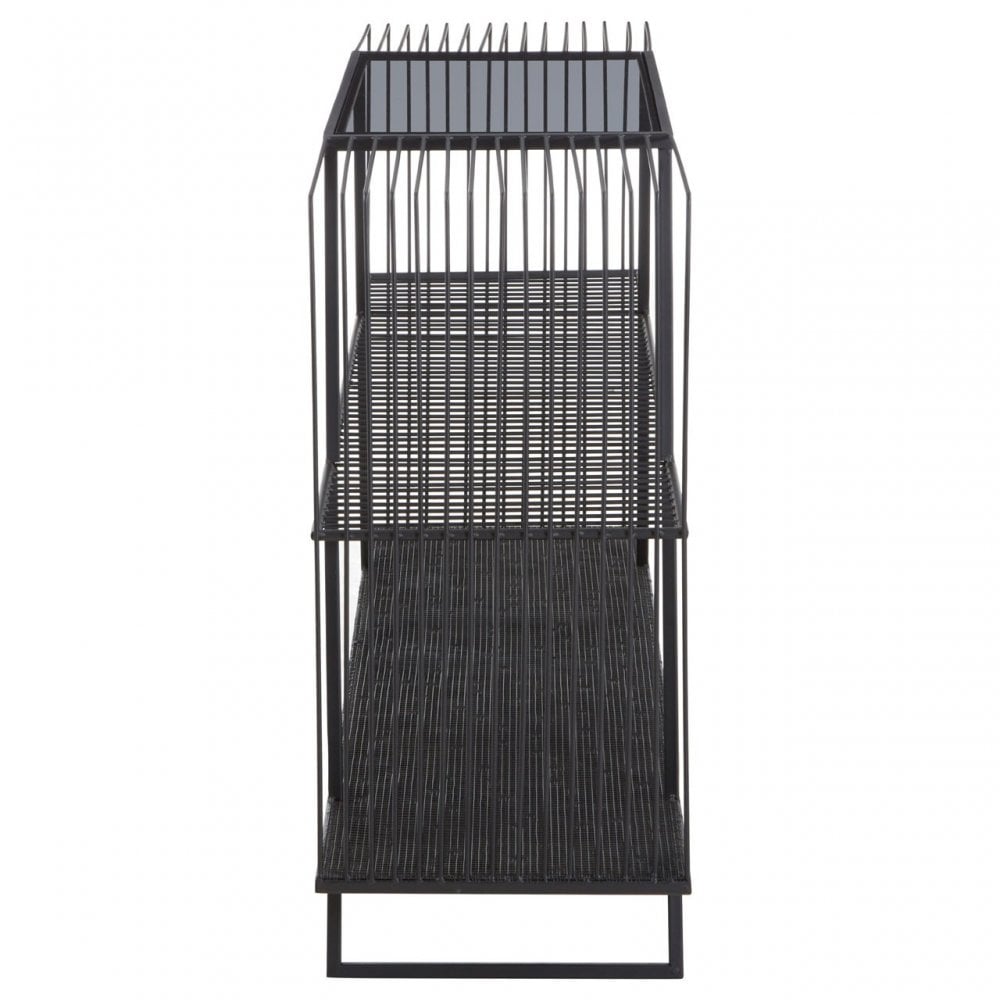 Duchess Console Table with Grey Glass Top Grey