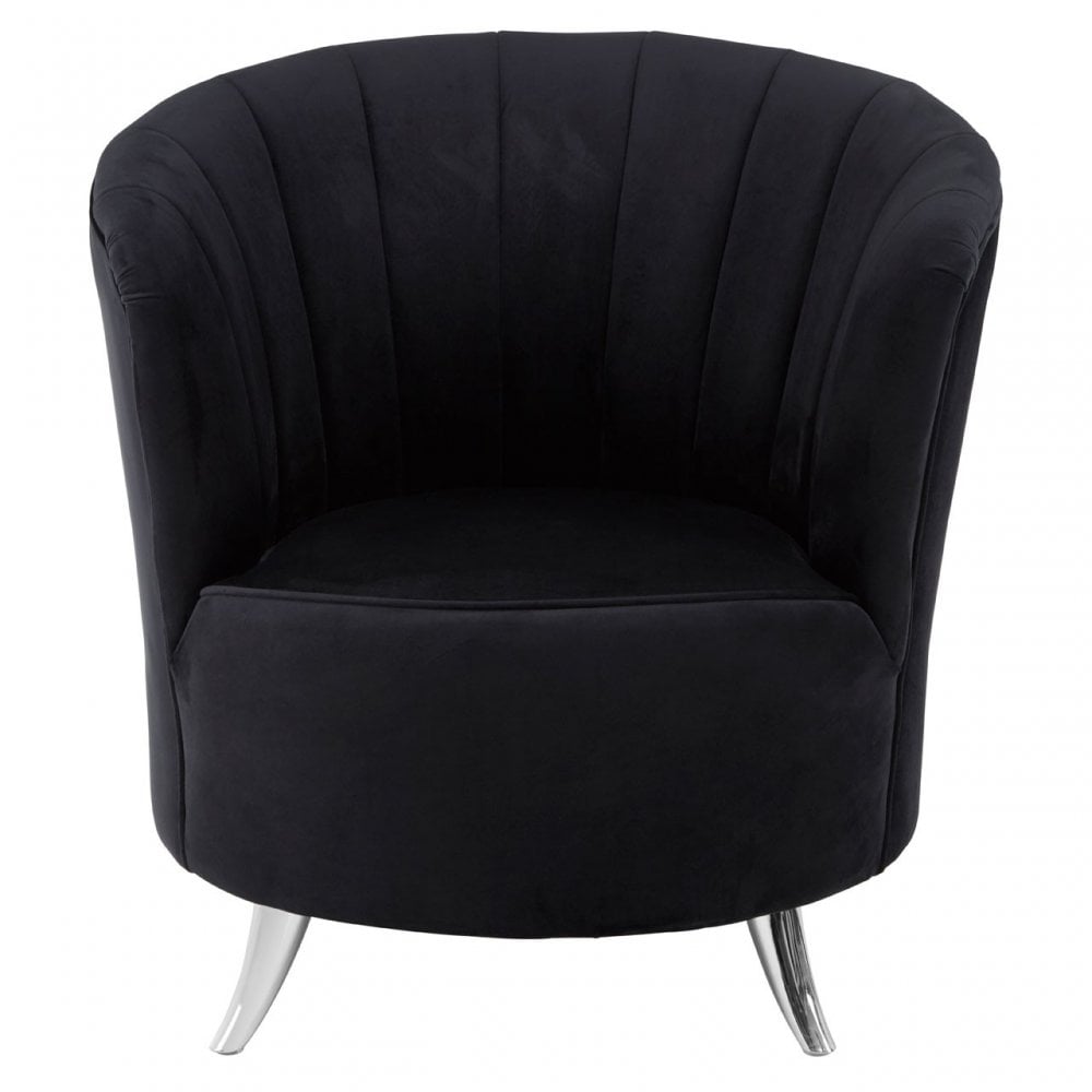 Maci Black Tub Chair Black