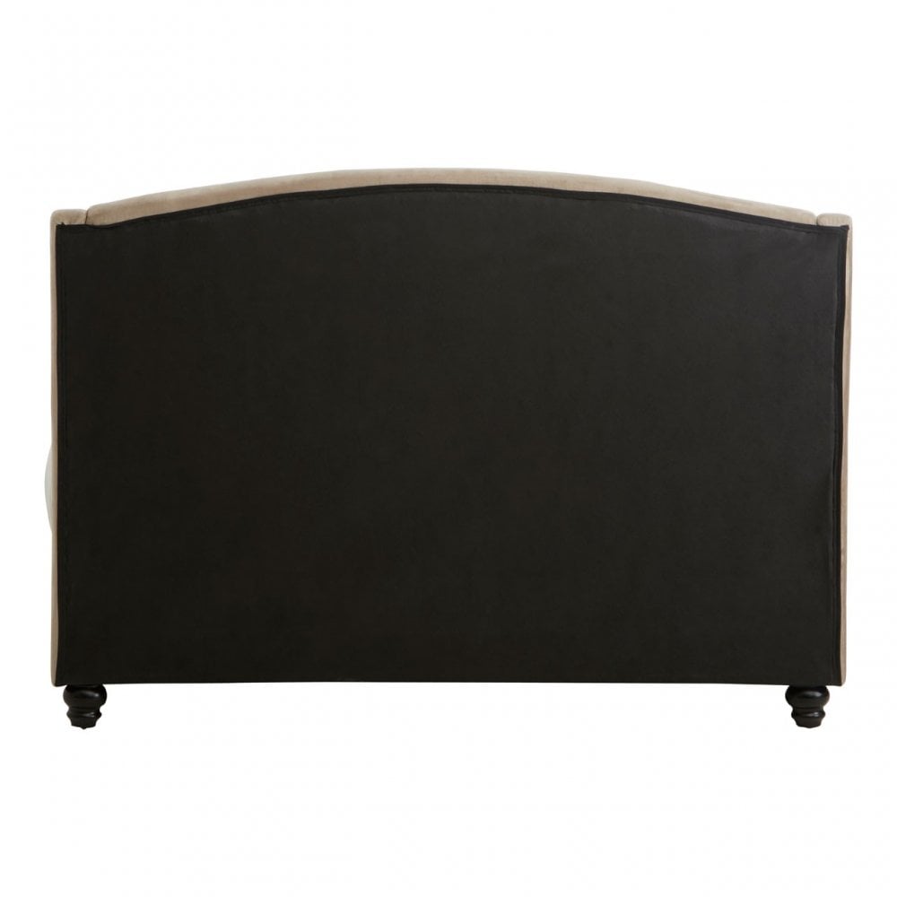 Josephine Brushed Velvet Double Bed Brown