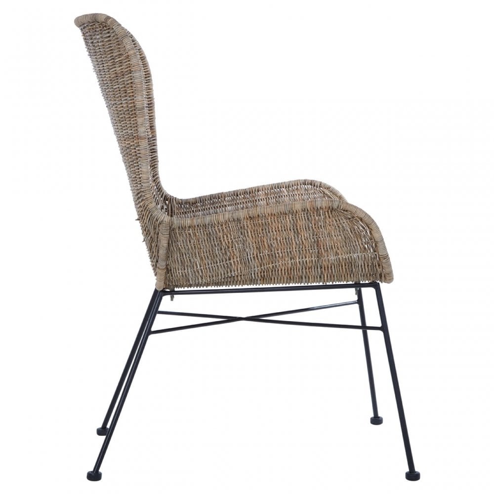 Manado Curved Design Chair Natural