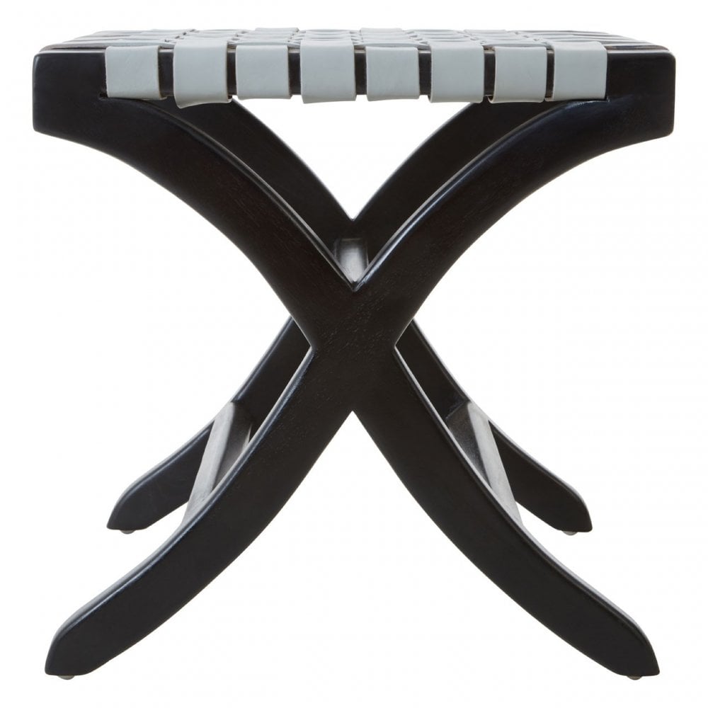 Kourtnai Grey Stool Black