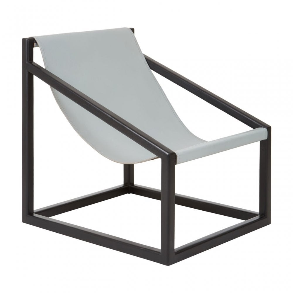 Kourtnai Grey Cubic Frame Chair Grey