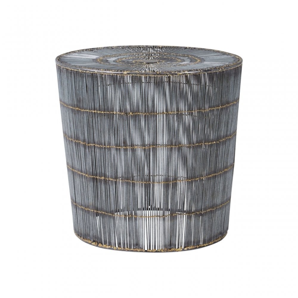 Hamish Natural Wireframe Side Table Natural