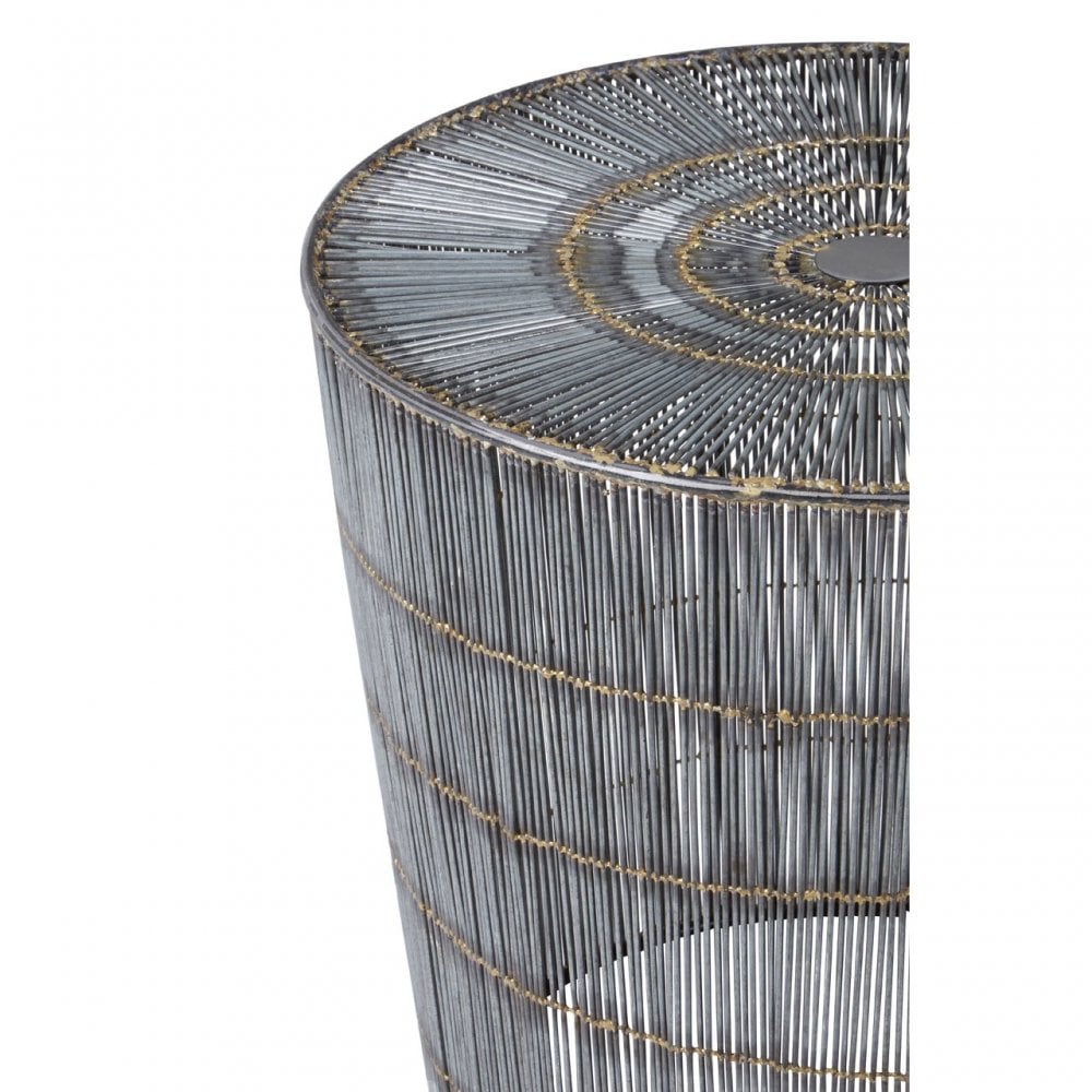 Hamish Natural Wireframe Side Table Natural