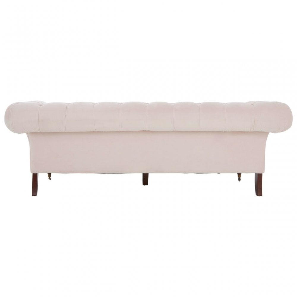 Suri 3 Seat Chesterfield Sofa Pink