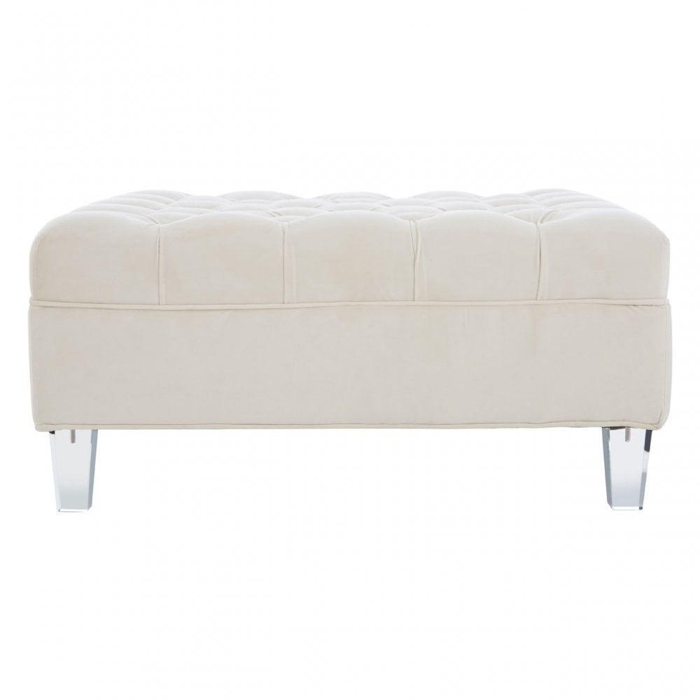 Samara Footstool Beige