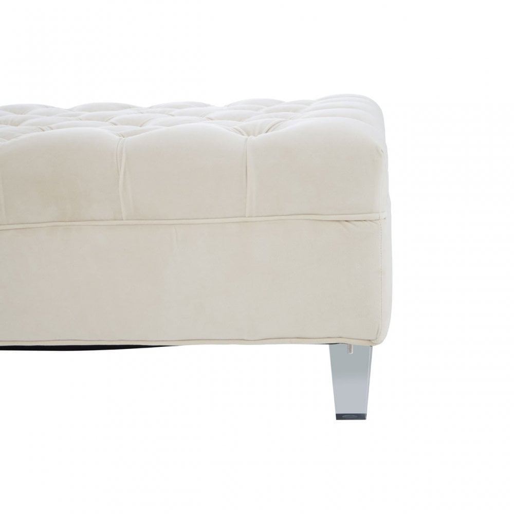 Samara Footstool Beige