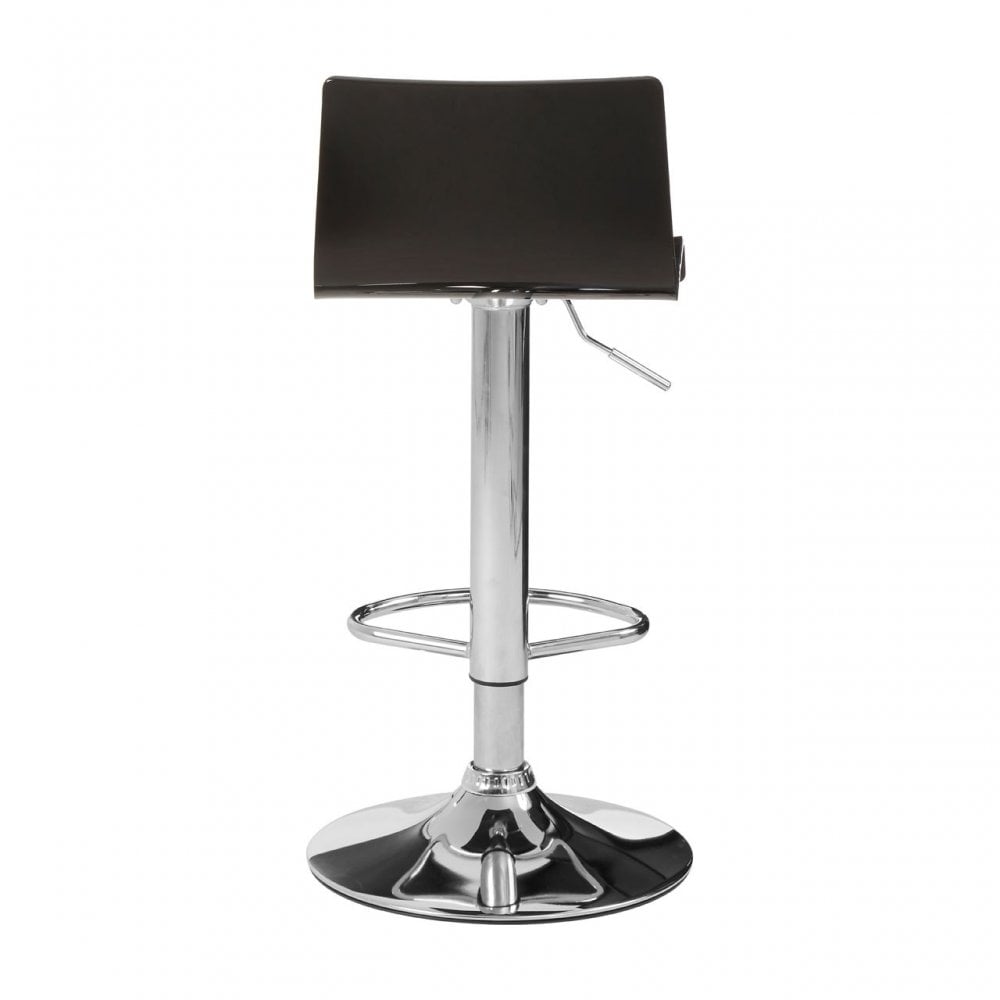 Baina Black Acrylic Bar Stool Black