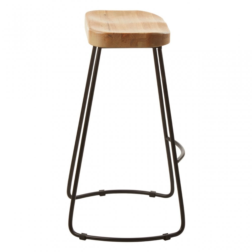 Brisbane Grey Oak Bar Stool Grey