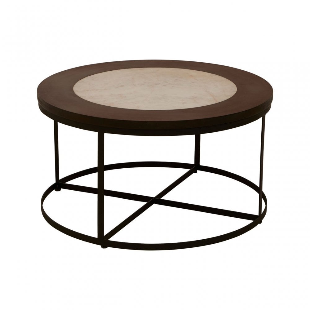 Vasco Side Table with Latticed Base Black