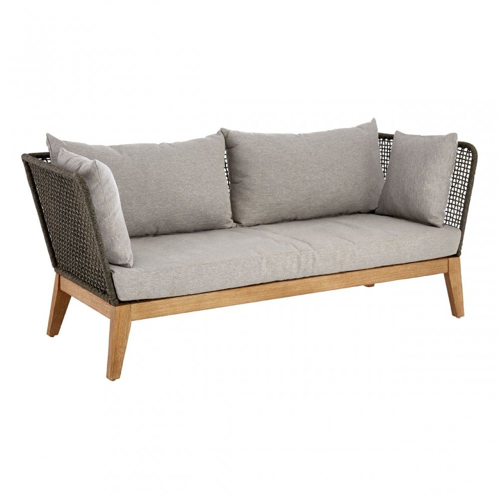 Opus 3 Seat Grey Sofa Grey