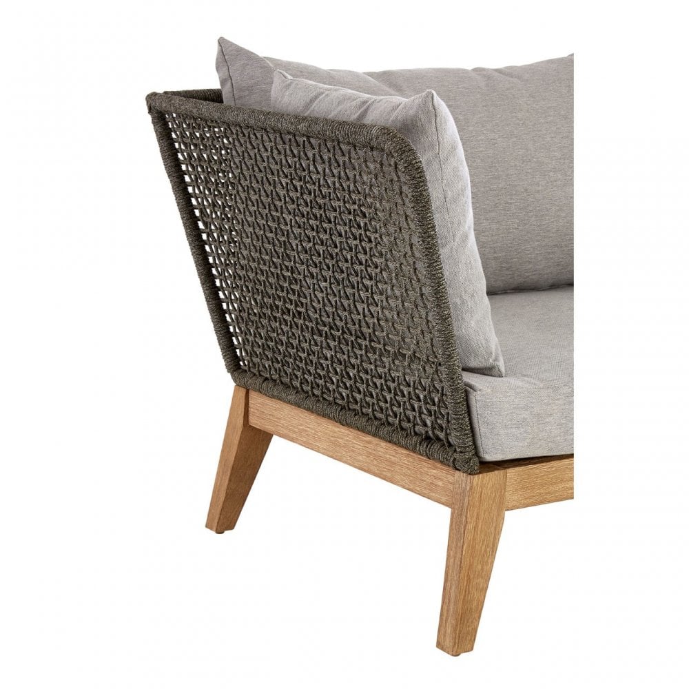 Opus 3 Seat Grey Sofa Grey