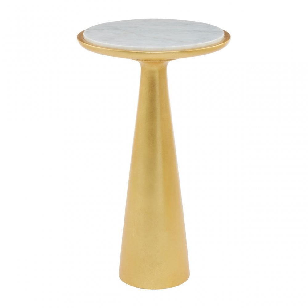Lino Large Gold Side Table Gold