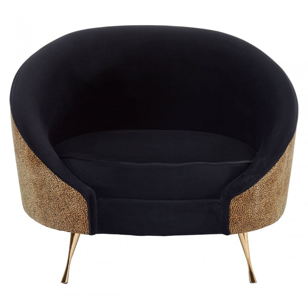 Hatton Leopard Print Armchair