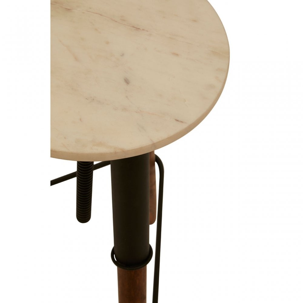 Vasco 3 Leg Bar Stool with Wood Top Black