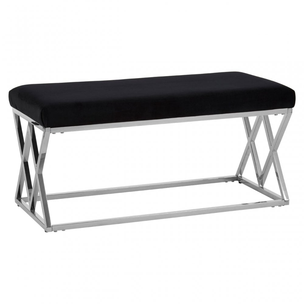 Matayo Black Seat Bench Black