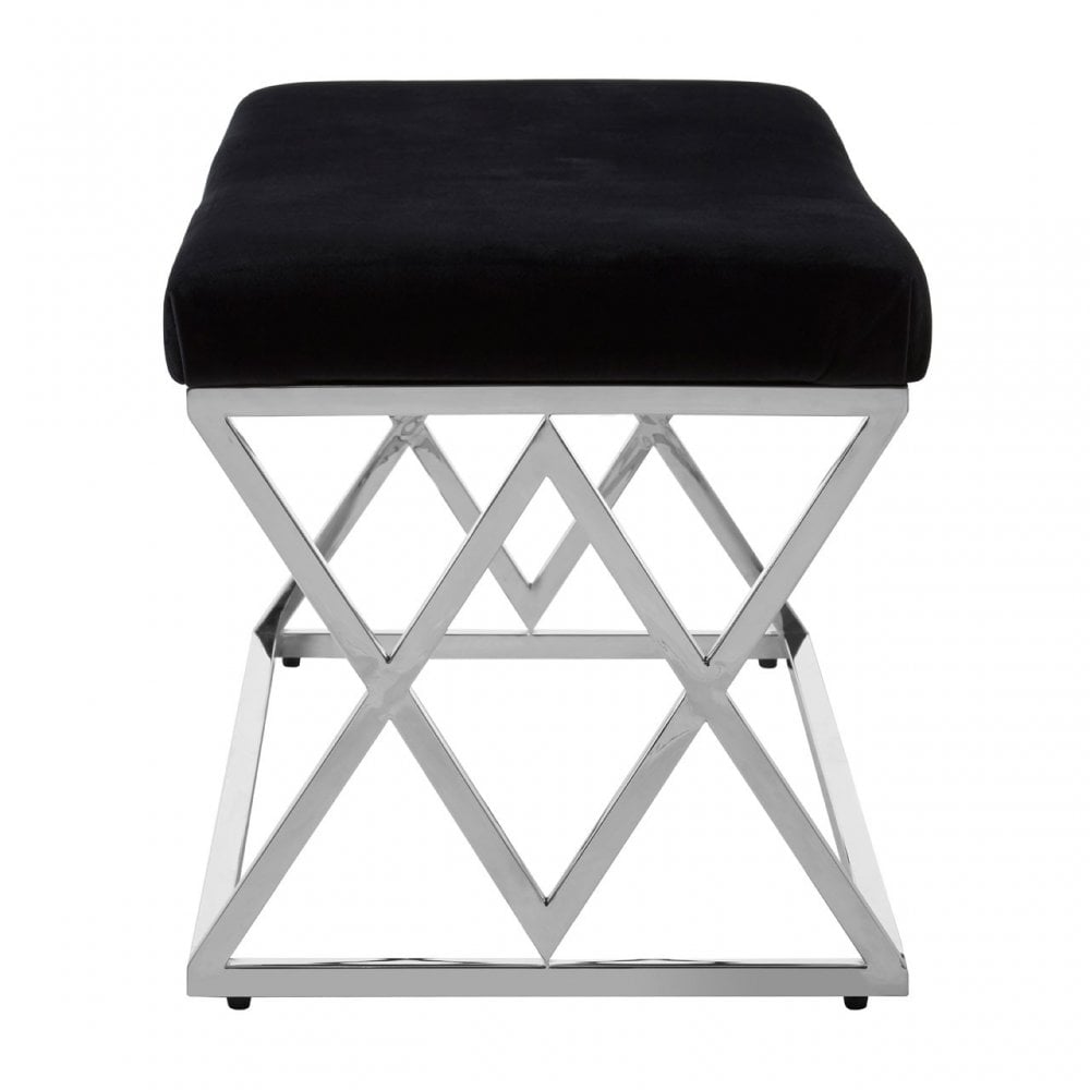 Matayo Black Seat Bench Black