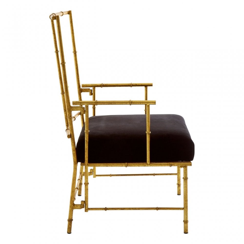 Monroe Accent Chair Gold