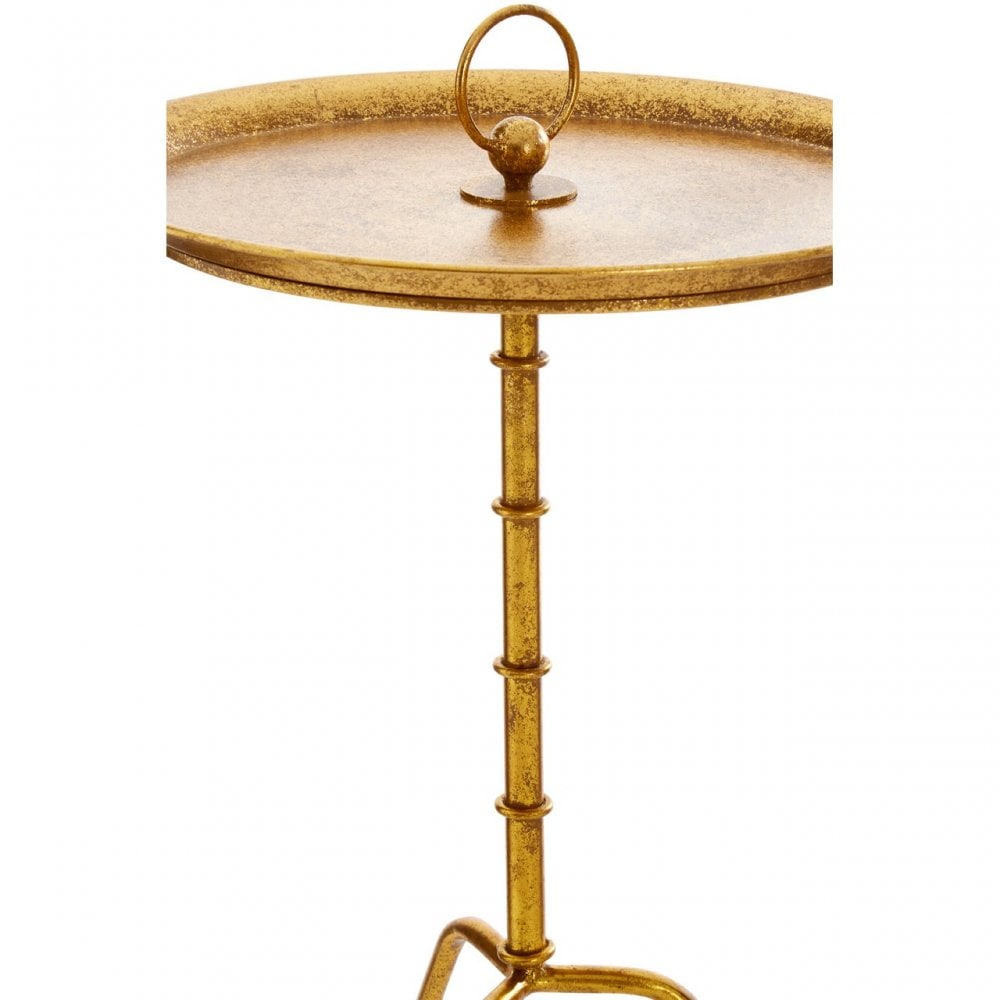 Monroe Small Accent Table Gold