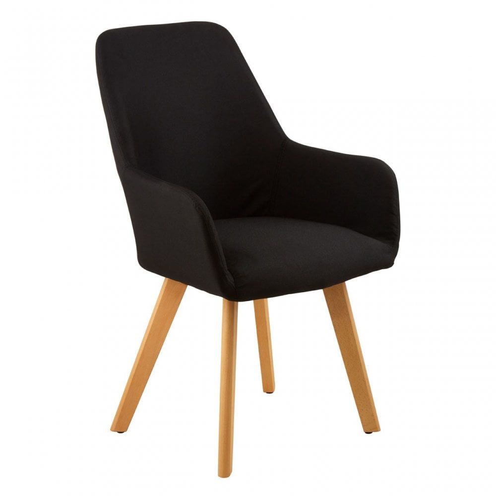 Jersey Black Leisure Chair Black
