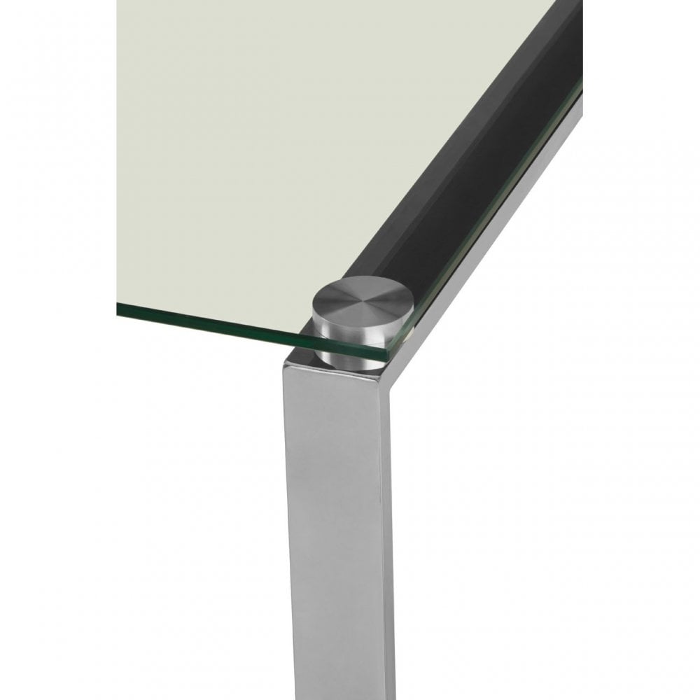 Matayo Square End Table Silver