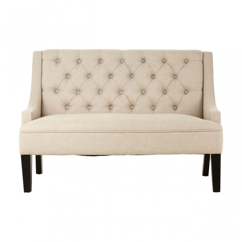 Doucet High Back Bench Natural