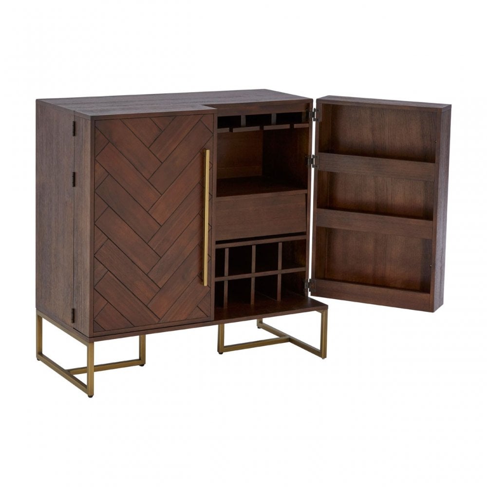 Brando Drinks Cabinet Brown