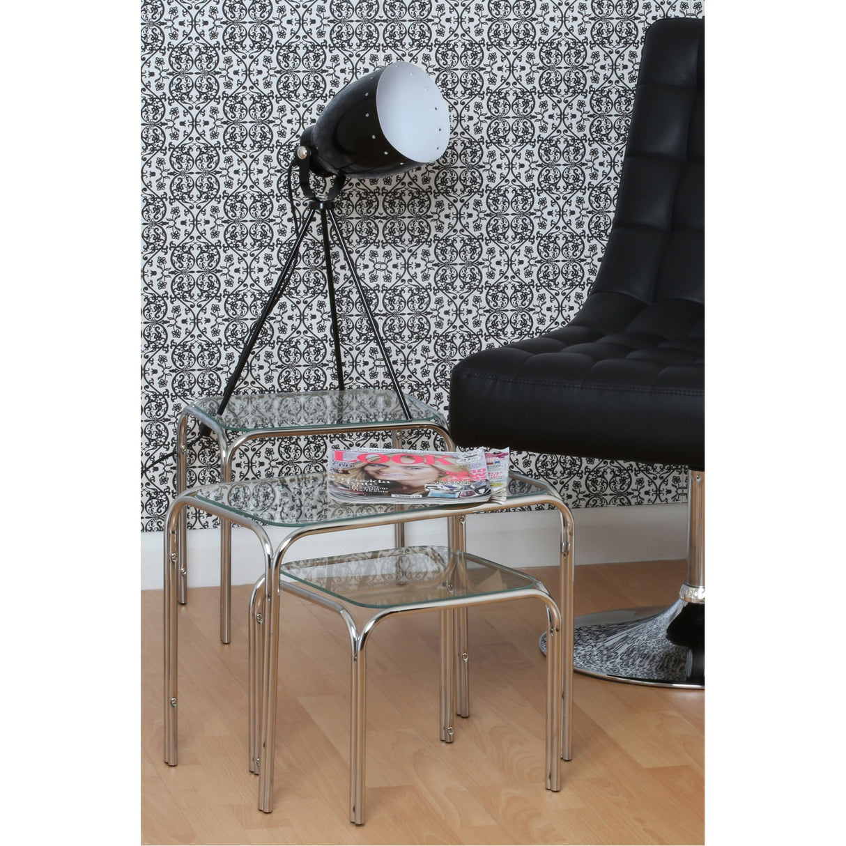 Nest Of 3 Tables Silver