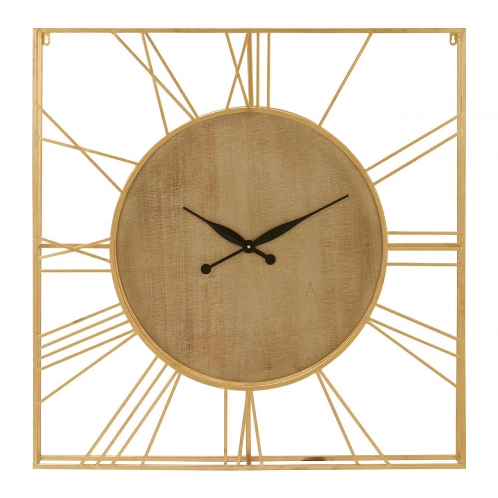 Yaxi Wall Clock Gold