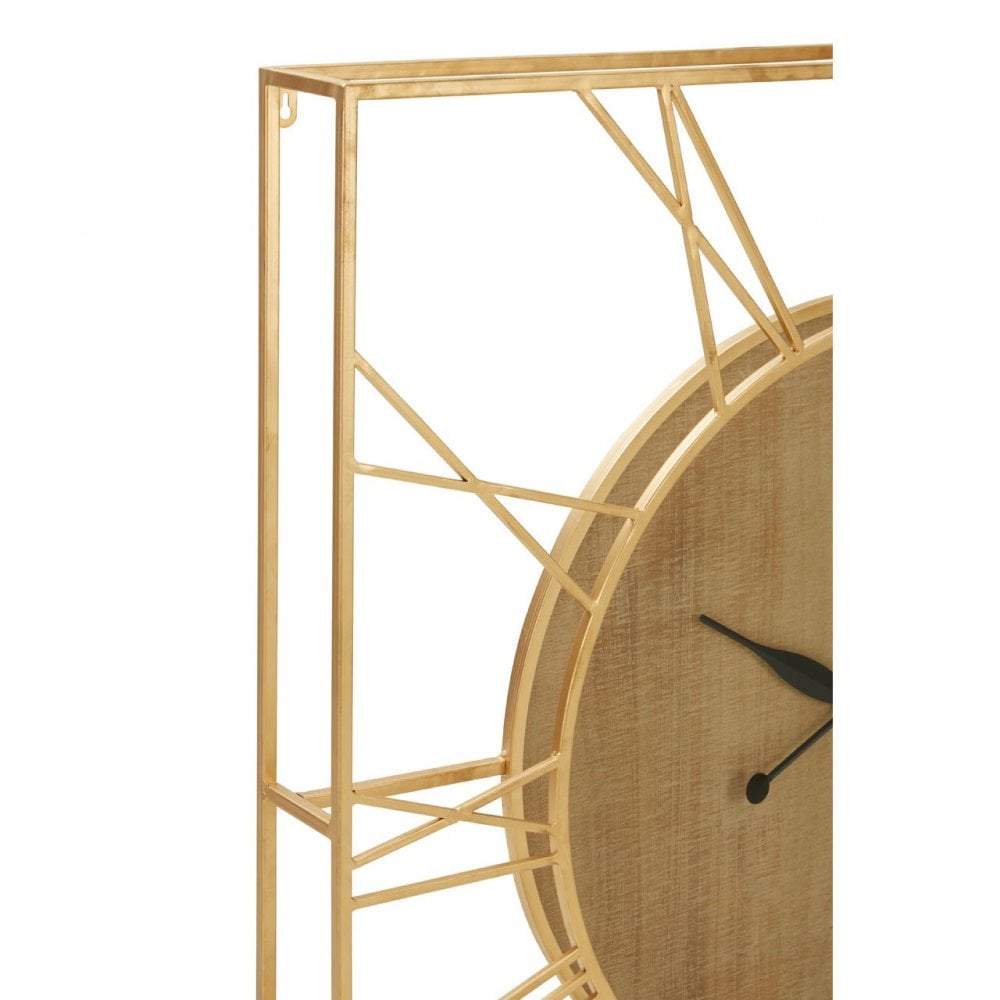 Yaxi Wall Clock Gold