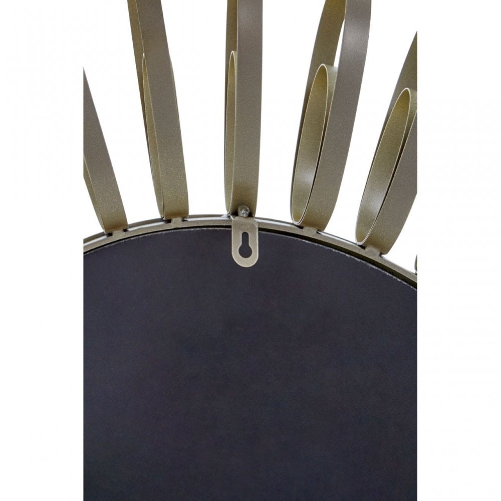 Duchess Multi Ring Design Wall Mirror Gold