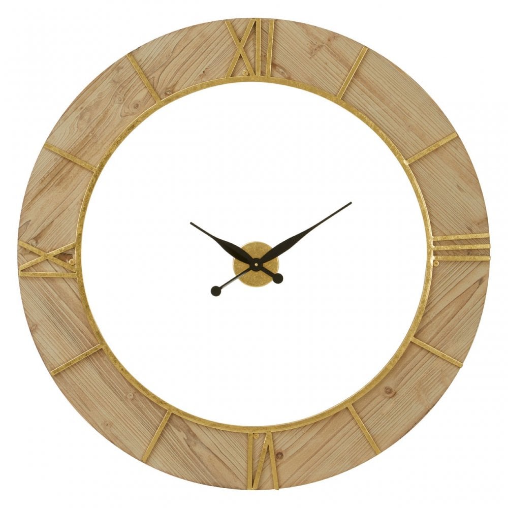 Yaxi Wall Clock with White Face