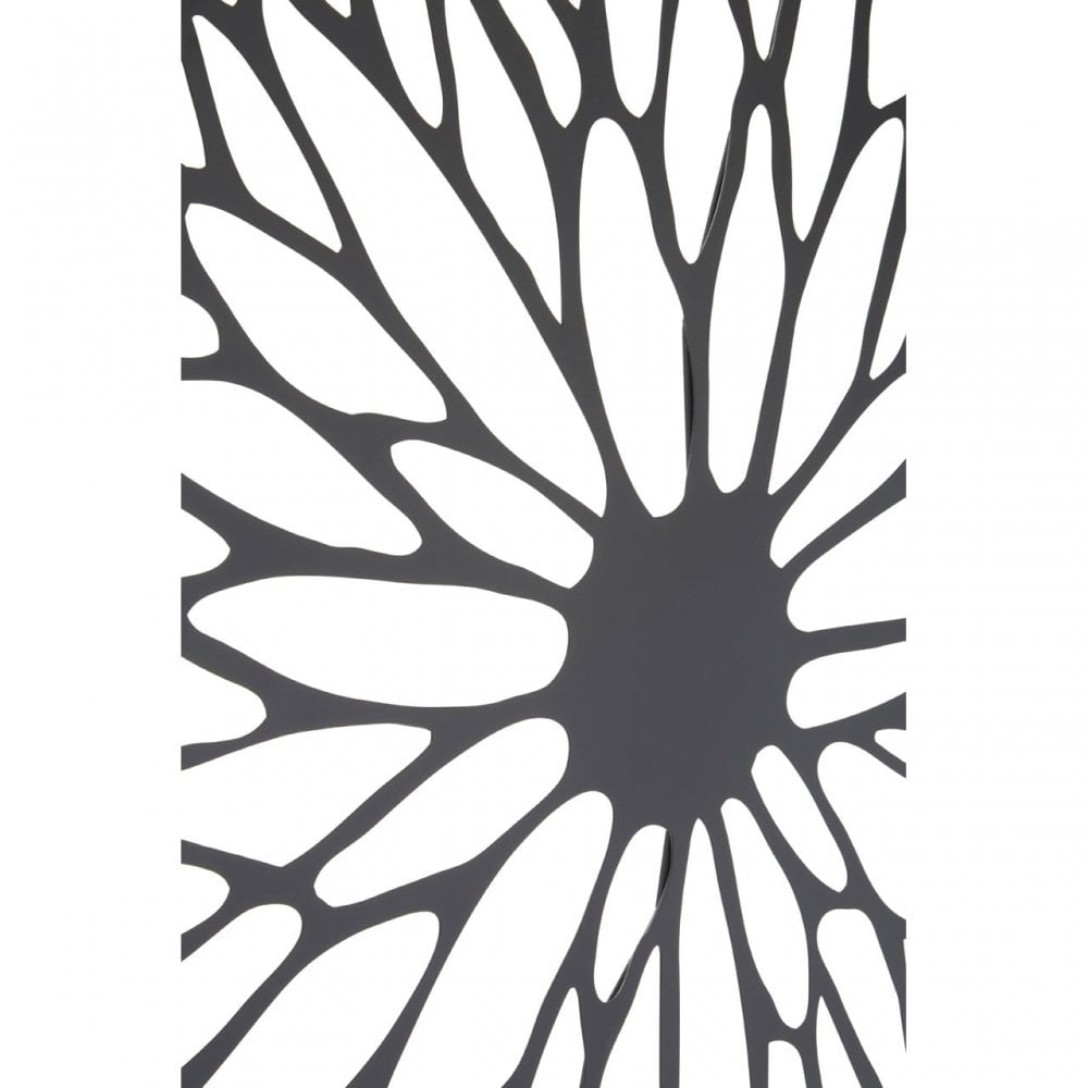 Duchess Large Floral Design Wall Art Black