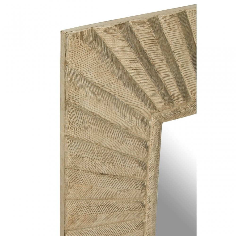 Temper Square Wall Mirror Silver