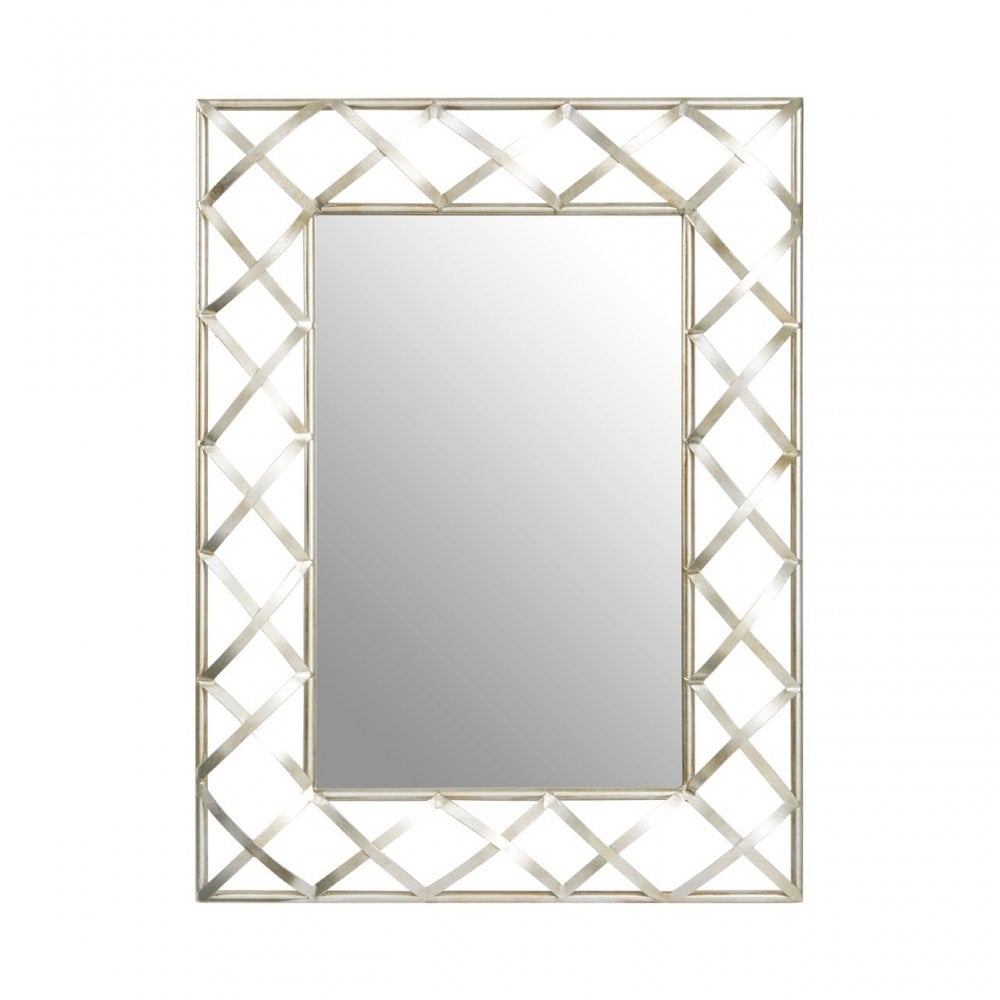 Rubia Wall Mirror Silver