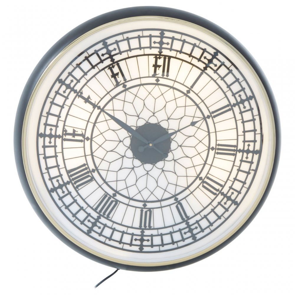 Geoi Wall Clock Black