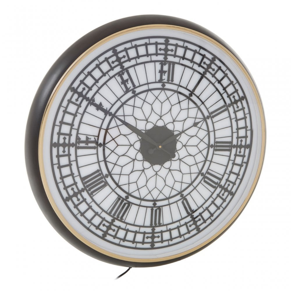 Geoi Wall Clock Black