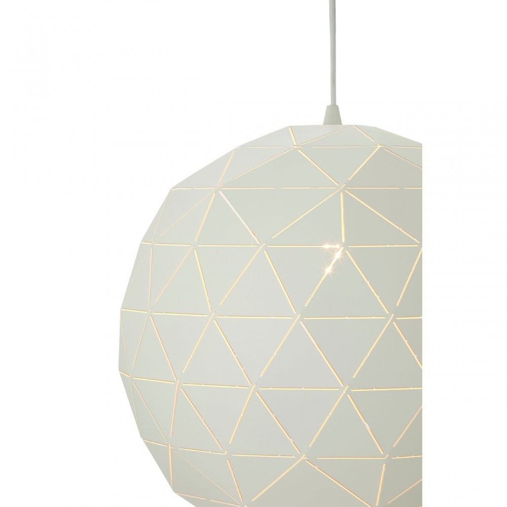 Geoi Small White Pendant Light White