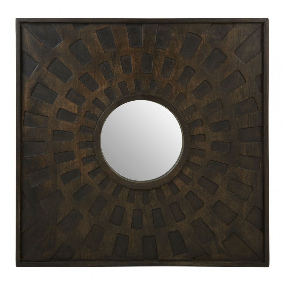 Suri Wall Mirror Brown