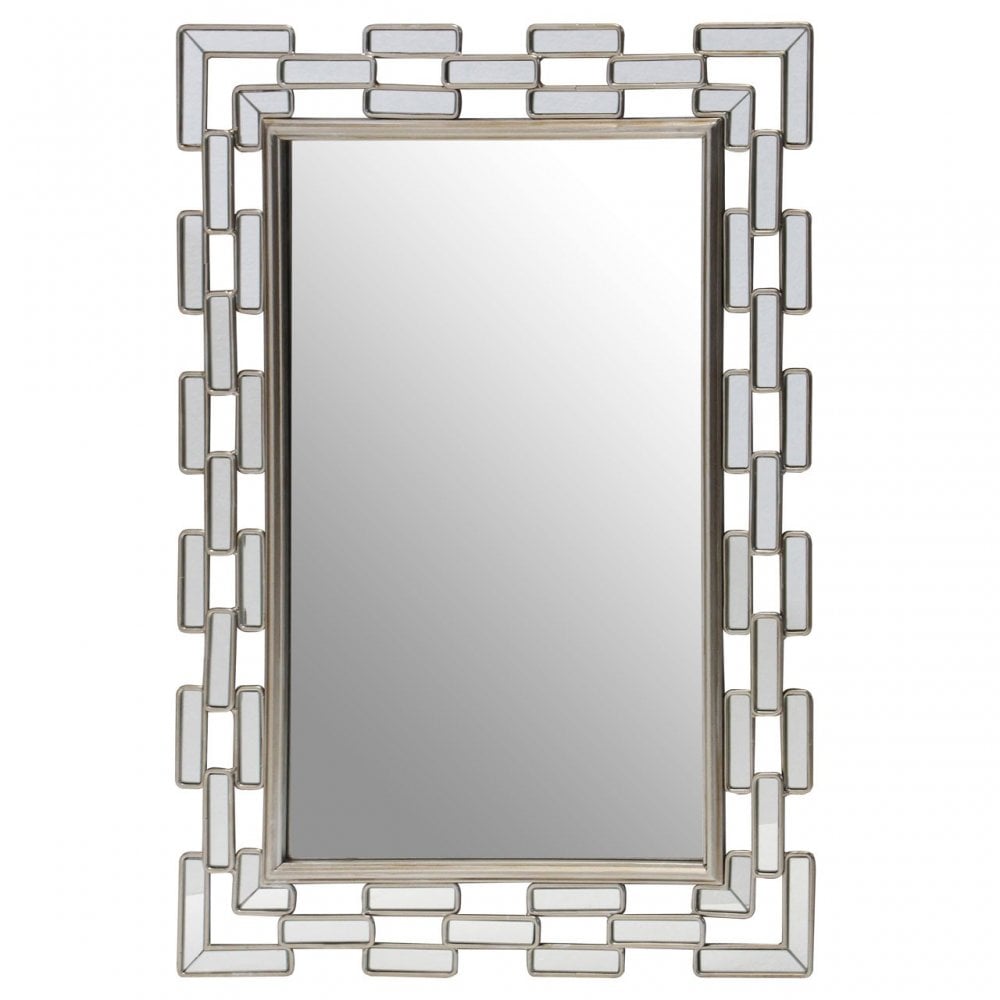 Raina Wall Mirror Silver