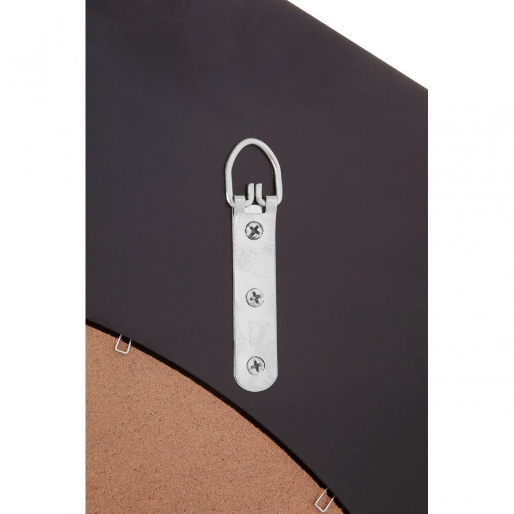 Puzzle Round Wall Mirror Silver
