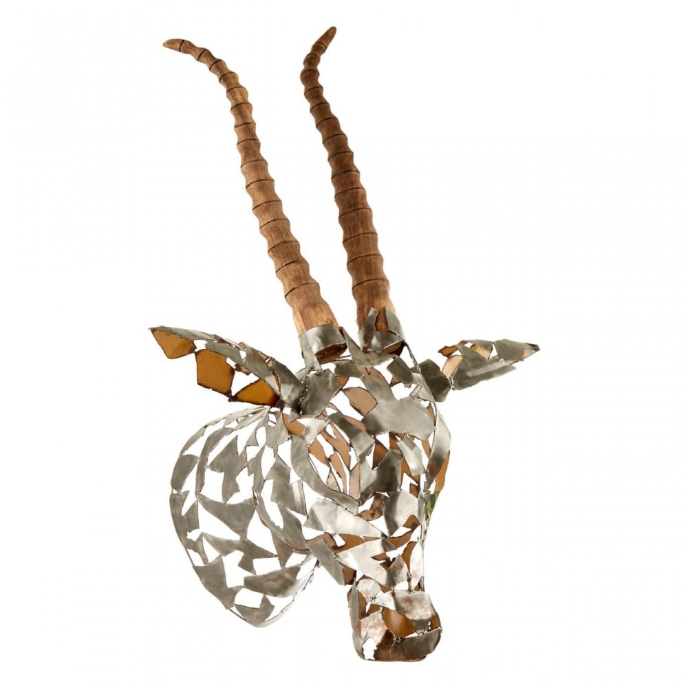 Zania antelope head Natural